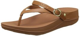 FitFlop-Flip-Leather-Sandales-Bout-Ouvert-Femme-Silver-0