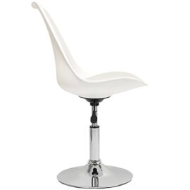 Hartleys-Chaise-Tournante-de-Style-Moderne-Base-Chrome-Sige-Blanc-Coussin-Gris-0-0