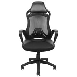 IWMH-Chaise-de-Bureau-Racing-Sport-Pu-Cuir-Tissu-Fauteuil-de-Direction-Ergonomique-Grande-Taille-Avec-La-Tte-De-Soutien-Hauteur-Rglable-Ordinateur-de-Bureau-Chaise-Hauteur-De-Dossier-73-cm287-Inch-0-0