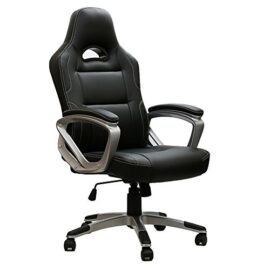 IWMH Racing Chaise De Bureau Gaming Siège Baquet Sport Fauteuil Ergonomique Professionnel Hauteur Réglable Haute Doussier Inclinable En Similicuir PU Confortable Pour Ordinateur PC Gamer Joueur IWMH Racing Chaise De Bureau Gaming Siège Baquet Sport Fauteuil Ergonomique Professionnel Hauteur Réglable Haute Doussier Inclinable En Similicuir PU Confortable Pour Ordinateur PC Gamer Joueur