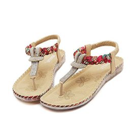 Minetom-Femmes-Et-Flattie-sandale-Tongs-flip-plat-Flops-Sandales-avec-Bohme-Perles-Chaussons-de-Plage-0-2