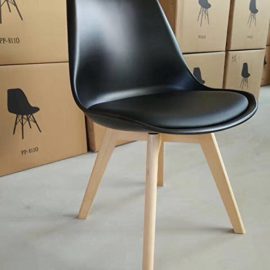 HJ-WeDoo-Lot-de-4-chaises-de-salle–manger-scandinaves-Chaises-Rtro-Tulip-bois-de-htre-massif-Blanc-0-0