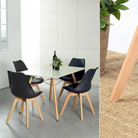 HJ-WeDoo-Lot-de-4-chaises-de-salle–manger-scandinaves-Chaises-Rtro-Tulip-bois-de-htre-massif-Blanc-0-2