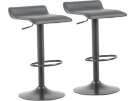 Habitat et Jardin – Lot de 2 tabourets de bar Cosmo – Noir Habitat et Jardin – Lot de 2 tabourets de bar Cosmo – Noir 2