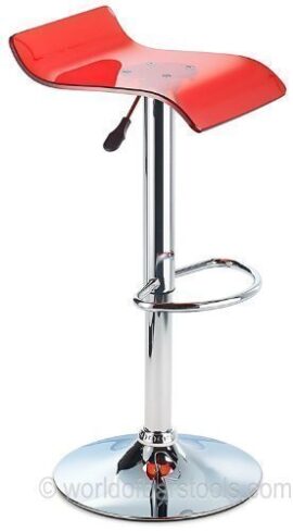 Tabouret de bar Laser Acrylique Rouge Tabouret de bar Laser Acrylique Rouge