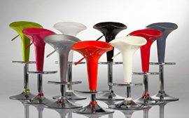 Tabouret de bar Lot de 2 en plastique sélection de couleur réglage en hauteur Duhome 103 Tabouret de bar Lot de 2 en plastique sélection de couleur réglage en hauteur Duhome 103