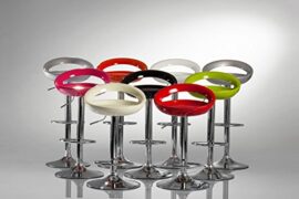 Tabouret de bar Lot de 2 en plastique sélection de couleur réglage en hauteur Duhome 147 Tabouret de bar Lot de 2 en plastique sélection de couleur réglage en hauteur Duhome 147 2