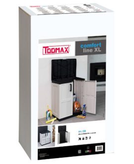 Toomax-ART230-Malle-2-Portes-Couvercle-Ouvrant-Comfort-Line-XL-Polypropylne-Gris-Noir-0-1