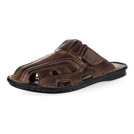 KS-014-Hommes-Cuir-t-Mules-Brun-0