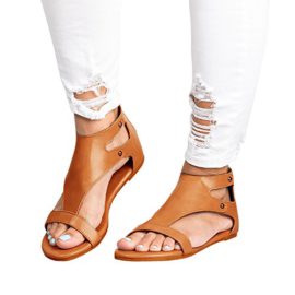 Minetom-Femmes-Sandales–Talon-Plate-Printemps-t-Bohme-Chaussures-de-Plage-Shoes-Mode-Dcontracte-Cuir-Rtro-0