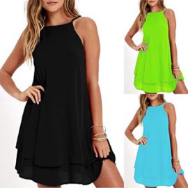 Mini-robe-robe-de-plage-dt-Femmes-Strappy-En-vrac-Casual-Solide-Court-Malloom-0