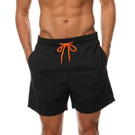 Arcweg-Homme-Short-de-Bain-Bermuda-Schage-Rapide-Garons-Court-de-Plage-Sport-Natation-Casual-12-Ans-et-Plus-avec-Cordon-Rglable-lastique-Tailles-38-46-0