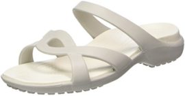 Crocs Meleen Twist, Sandales Bout Ouvert Femme, Pearl White/Oyster Crocs Meleen Twist, Sandales Bout Ouvert Femme, Pearl White/Oyster