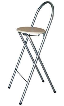 KMH® Tabouret de bar pliable pratique avec décor hêtre (#204708) KMH® Tabouret de bar pliable pratique avec décor hêtre (#204708)