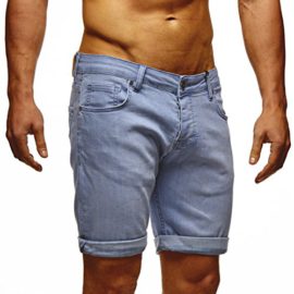 LEIF-NELSON-pour-des-Hommes-Jeans-Shorts-LN1397-0-0