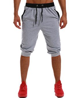 MODCHOK-Homme-Shorts-Bermuda-Pantacourt-Jogging-Sport-Poches-Casual-Taille-lastique-0