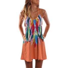 Robe-de-Panache-GreatestPAK-t-Femme-Boho-Maxi-Party-Cocktail-Imprim-Plage-Robe-de-Soleil-0-0