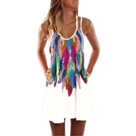 Robe de Panache, GreatestPAK Été Femme Boho Maxi Party Cocktail Imprimé Plage Robe de Soleil Robe de Panache, GreatestPAK Été Femme Boho Maxi Party Cocktail Imprimé Plage Robe de Soleil