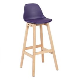 WOLTU 883 Lot DE 2 Tabouret de Bar en Plastique Assise et Bois Pied,Tabouret de Cuisine Chargement maximale 100kg WOLTU 883 Lot DE 2 Tabouret de Bar en Plastique Assise et Bois Pied,Tabouret de Cuisine Chargement maximale 100kg 5