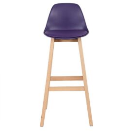 WOLTU 883 Lot DE 2 Tabouret de Bar en Plastique Assise et Bois Pied,Tabouret de Cuisine Chargement maximale 100kg WOLTU 883 Lot DE 2 Tabouret de Bar en Plastique Assise et Bois Pied,Tabouret de Cuisine Chargement maximale 100kg 6