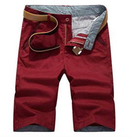 WSLCN-Homme-Bermuda-Chino-Pantacourt-Coton-Shorts-Couleur-Divers-sans-Ceinture-0-1