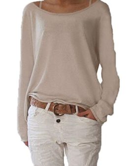 Zanzea-Femmes-Printemps-Hauts-Casual-Vrac-Lche-Chemise-Manches-Longues-Coton-T-Shirt-Top-Blouse-Pull-Shirt-0