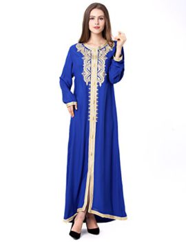 vetement femme musulmane / muslima abaya robe islamique Caftan brodé jalabiya rayonne dubai maxi dress longue 1629 vetement femme musulmane / muslima abaya robe islamique Caftan brodé jalabiya rayonne dubai maxi dress longue 1629