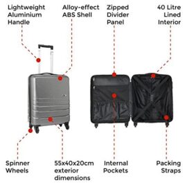 Cabin-Max-Bagage-Cabine-Toronto-55x40x20cm-Structure-Aspect-Alliage-0-3