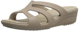 Crocs Sanrah Strappy Wedge, Sandales Bout Ouvert Femme Crocs Sanrah Strappy Wedge, Sandales Bout Ouvert Femme