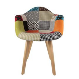 Fauteuil-scandinave-Patchwork-Multicolore-0-0