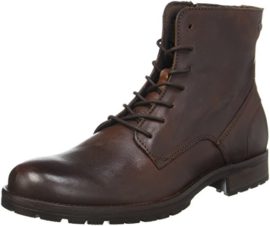 Jack & Jones Jfworca Leather Brown Stone, Bottes Classiques Homme Jack & Jones Jfworca Leather Brown Stone, Bottes Classiques Homme