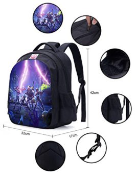 Memoryee-Fortnite-3D-Jeu-Impression-Unisexe-Sac-Dcole-Collection-Toile-Sac–Dos-Ordinateur-Portable-Sac-Satchel-Randonne-15L-32-x-17-x-42-cm-0-0