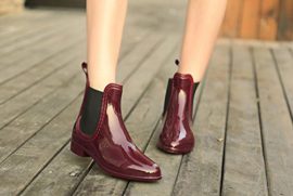 SAGUARO-Tige-Courtes-Femme-Bottes-Bottes-en-Caoutchouc-Bottes-en-Caoutchouc-Etten-Pluie-Bottes-Chelsea-Boots-0-3