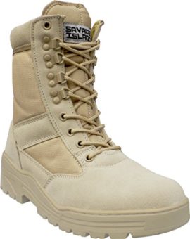 Savage-Island-Bottes-Lgre-Daim-Cuir-Brun-Patrouille-Combat-Arme-Dsert-Scurit-Militaire-0