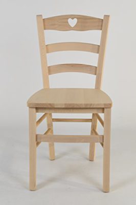 Tommychairs – Set DE 2 Chaises Cuore 38 pour la Cuisine, Bar et la Salle à Manger de Style Traditionnel avec Une Solide Structure en Bois de Hêtre Poli et Assise en Paille, Non Traité 100% Naturel Tommychairs – Set DE 2 Chaises Cuore 38 pour la Cuisine, Bar et la Salle à Manger de Style Traditionnel avec Une Solide Structure en Bois de Hêtre Poli et Assise en Paille, Non Traité 100% Naturel 3