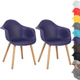 WOLTU-499-Chaises-de-Salle–Manger-Lot-DE-2-en-LinPlastique-AssiseChaise-de-Cuisine-avec-Dossier-en-Bois-Pieds10-Couleurs-0-0