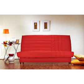 BEIJA-Banquette-clic-clac-3-places-avec-matelas-BULTEX-Tissu-100-coton-rouge-Style-contemporain-L-192-x-P-95-cm-0-0