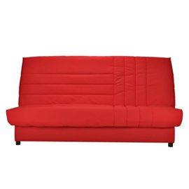 BEIJA-Banquette-clic-clac-3-places-avec-matelas-BULTEX-Tissu-100-coton-rouge-Style-contemporain-L-192-x-P-95-cm-0