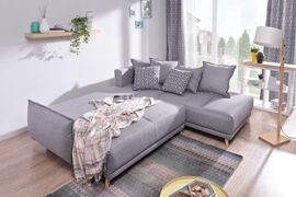 Bobochic Lena – Canapé scandinave d’angle Droit – Gris Clair – 236x90x190cm Bobochic Lena – Canapé scandinave d’angle Droit – Gris Clair – 236x90x190cm 4