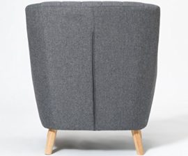 ComptoirXL Fauteuil Design scandinave HARLIG Tissus Gris foncé ComptoirXL Fauteuil Design scandinave HARLIG Tissus Gris foncé 6