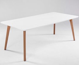 ComptoirXL Table Basse Design scandinave AIKA 120 cm x 60 cm chêne et Blanc ComptoirXL Table Basse Design scandinave AIKA 120 cm x 60 cm chêne et Blanc