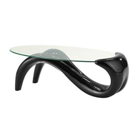 Designetsamaison Table Basse de Salon Noire – Wave Designetsamaison Table Basse de Salon Noire – Wave 2