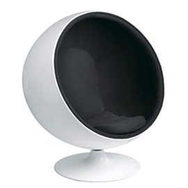 Fauteuil Design Noir – Boule Ball Chair Fauteuil Design Noir – Boule Ball Chair 2