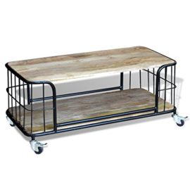 Festnight-Table-Basse-de-Salon-avec-4-Roues-Le-Style-Industriel-en-Bois-de-Massif-100-x-50-x-35-cm-0-2