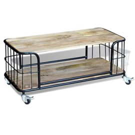 Festnight-Table-Basse-de-Salon-avec-4-Roues-Le-Style-Industriel-en-Bois-de-Massif-100-x-50-x-35-cm-0