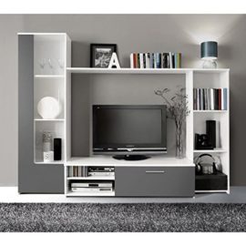 Finlandek-Meuble-TV-Mural-pilvi-220cm-Blanc-et-Gris-0