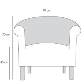 Fortisline Fauteuil Crapaud Monaco 2 Simili Cuir Brun W364_04 Fortisline Fauteuil Crapaud Monaco 2 Simili Cuir Brun W364_04 6