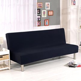 Gaeruite Housse de canapé sans bras extensible – 1 pièce canapé-lit couvre Polyester Spandex Stretch tissu Slipcovers Seater canapé protecteur correspond à canapé-lit pliant Gaeruite Housse de canapé sans bras extensible – 1 pièce canapé-lit couvre Polyester Spandex Stretch tissu Slipcovers Seater canapé protecteur correspond à canapé-lit pliant 2