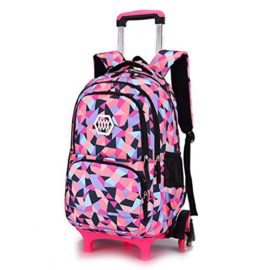 Garon-Fille-Trolley-Bag-Cadeaux-Rentre-Scolaire-Sac–Dos-avec-Roulettes-Cartable-Roulette-Bagages-Voyage-6-Roues-primaire-Sac-a-dos-enfant-0-0