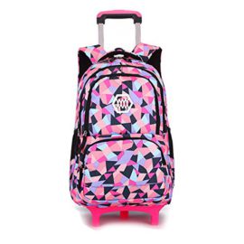 Garon-Fille-Trolley-Bag-Cadeaux-Rentre-Scolaire-Sac–Dos-avec-Roulettes-Cartable-Roulette-Bagages-Voyage-6-Roues-primaire-Sac-a-dos-enfant-0-1